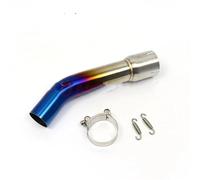 exhaust system Slip On Exhaust Motorcycle Middle Pipe Motorcross Racing Connection Tube For YZF FZ1N FZ1 FZ8 FZ8N FZ8S(Style 3)