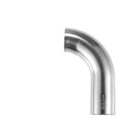 Exhaust Tail 2pieces 19mm 25mm 32mm 38mm 63mm 90° Bend Elbow Pipe Tube DIY Exhaust Pipe Air Intake Tube For Car(25mmOD 87mm 50mm)