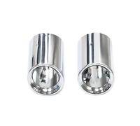 Exhaust Tail Car Exhaust Tip For BMW X3 G01 30i X4 G02 2019 2020 2021 2022 Tips Muffler(Silver)