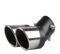 Exhaust Tail Dual-exhaust Car Exhaust Pipe, Universal Modified Muffler, Pointed Tail Throat Design
