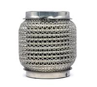 Exhaust Tail End 1PC Stainless Steel Pipe Exhaust Tube Coupler With Mesh Interlock Flexible Bellows Inlet 51 65 76mm