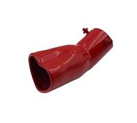 Exhaust Tail End 2.5-inch Car Heart-shaped Style Single Outlet Exhaust Pipe Stainless Steel Rear Head Muffler Tailpipe