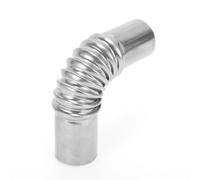 Exhaust Tail End Heater Exhaust Pipe Connector 24mm ID 26mm OD Air Diesel Heater Tube Connector Car Truck RV Bus Van Boat