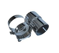 Exhaust Tail End Universal Car Motorcycle Accessories Stainless Steel Exhaust Pipe Reducer Adapter Muffler Pipeline Welded
