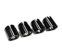 Exhaust Tail For M2 For M3 For M4 G80 G82 G83 G87 Exhaust Cover Tailpipe Direct Plug Cover Stainless Steel Muffler Nozzle Exhaust Trim End Pipe(Black)