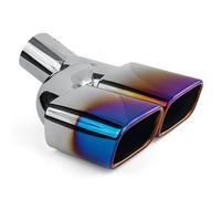 Exhaust Tail Muffler Tip Pipe 1 PCS Exhaust Muffler Tip Outlet Pipe Tailpipe Inlet 63mm For Toyota For Noah For Voxy For Equire For 80 Series Tail Throat Pipe(Blue)