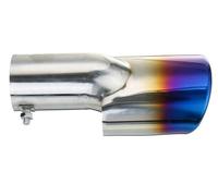 Exhaust Tail Muffler Tip Pipe 1Pcs Car Exhaust Tip Exterior Accessories Rear Exhaust Muffler Tip End Pipe For Civic For 10th Gen 4dr For Sedan 2016 2017 Tail Pipe Exhaust Pipe Cap(Blue)