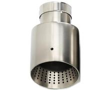 Exhaust Tail Muffler Tip Pipe For GTI For Golf 7 For MK7 1 Pcs Matte Stainless Steel Car Muffler Tip Exhaust Pipe 57mm 60mm Inlet Nozzle Tail Throat Pipe(ID54MM OD89MM)