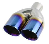 Exhaust Tail Muffler Tip Pipe Slant Outlet Muffler Tailpipe Apply To Universal 51mm Exhaust Tail End Tip 76mm Tail Pipe Exhaust Pipe Cap(L1EM20212a)