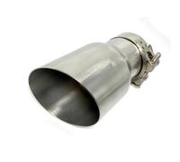 Exhaust Tail Muffler Tip Pipe Stainless Steel Universal Exhaust Car Muffler Tail Throat Car Modification Exhaust Tip Pipe For BMW For E90 W222 Tail Pipe Exhaust Pipe Cap(IN 76MM OUT 89MM)