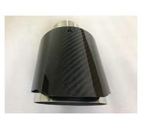 Exhaust Tail Piece Tip Car Tailpipe Sebring The Stainless Steel Carbon Fiber Tail Throat Exhaust Pipe Modified Muffler Brighttail Cover Tips(63-89mm)