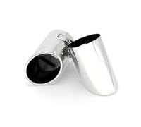 Exhaust Tail Piece Tip For VW For Passat For CC For Passat For B6 For 3C For EOS Fit 52-73mm Car Exhaust Muffler Tip Tail End Trim Rear Round Stainless Steel Silencer