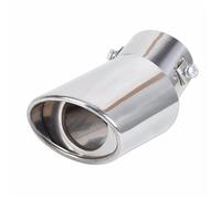 Exhaust Tail Piece Tip For Vw For Touareg2 For GolfA5 GT For Touran 1.4 Fox 1.2 Car Exhaust Muffler Tip Round Stainless Steel Pipe Car Exhaust Tip(A)
