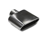 Exhaust Tail Pipe 1 Pcs Car Muffler Tip 304 Stainless Steel Universal Exhaust Tip Exhaust Pipe For All Car Exhaust System Auto Tailpipe Car Exhaust Tip