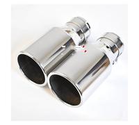 Exhaust Tail Pipe 1PC All Kinds Of Sizes Universal Car Accessories 304 Stainless Curly Flange Muffler Tip End Pipe For Toyota Car Exhaust Tip(ID 63 OD 89mm)