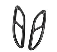 Exhaust Tail Pipe Cover Trims 1 Pair Car Exhaust Pipe Cover Trim Exhaust Tailpipe Cover Trim Compatible With Benz For GLC Class 2016 2017 2018 2019