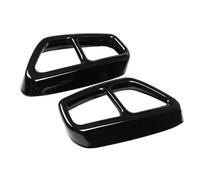 Exhaust Tail Pipe Cover Trims Car Rear Exhaust Muffler Pipe Cover Trim Tail Throat Frame Exterior Accessories Compatible With 5 Series For G30 G31 2017 2018