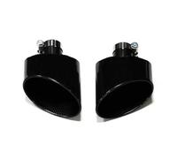 Exhaust Tail Pipe Exhaust Pipe For A3 For A4 A5 A6 A7 Up To RS3 RS4 RS5 RS6 RS7 Look Tailpipe Nozzle Exhaust System Muffler Tip Car Exhaust Tip(Black B)