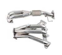 Exhaust Tail Pipe For Accord 98-02 LS4 Combo 1998-2002 For Accord F23 DX LX EX L4 2.3L Silver Stainless Racing Manifold Header Exhaust Car Exhaust Tip