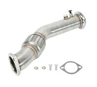 Exhaust Tail Pipe For BMW 535D 335D E90 E91 E92 E60 E61 Stainless Steel 3" Turbo Exhaust Manifolds Silver Car End Pipes