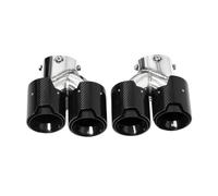 Exhaust Tail Pipe For BMW G20 G21 M340i G22 M240i G42 440i 2020+ Upgrade Quad Carbon Fiber Muffler Header Exhaust Nozzle Tailpipe Car Tuning(Carbon Fiber D)