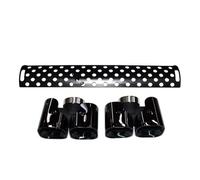 Exhaust Tail Pipe For Land For Rover For Defender 90 110 2020-2024 Exhaust Pipe Upgrade Kane Square Mouth Black Round Muffler Tip Tail Car Exhaust Tip(B Black 2.0)