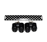 Exhaust Tail Pipe For Land For Rover For Defender 90 110 2020-2024 Exhaust Pipe Upgrade Kane Square Mouth Black Round Muffler Tip Tail Car Exhaust Tip(A Black 3.0)