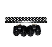 Exhaust Tail Pipe For Land For Rover For Defender 90 110 2020-2024 Exhaust Pipe Upgrade Kane Square Mouth Black Round Muffler Tip Tail Car Exhaust Tip(A Black 2.0)