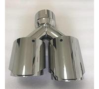 Exhaust Tail Pipe Muffler Car Modification Stainless Steel Universal Accessories Exhaust Pipe Muffler End Pipes (Size : 63MM IN-101MM OUT)