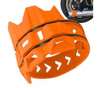 Exhaust Tail Pipe Protector Cover - Motorcycle Tail End Pipe Protection Cover,Elastic Muffler Tailpipe Ring Exhaust Silencer Protector for Women Men Adults Dad Husband Friends