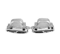 Exhaust Tail Pipe Quad Exhaust Tips Fit For Mercedes Amg A45 W176 Cla45 C117 2013-2018 Stainless Steel Car Tail Throat 2pcs Car Exhaust Muffler Pipe(Silver Chrome)
