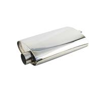 Exhaust Tail Pipe Stainless Steel Muffler Exhaust Universal Car 2.5inch 3inch Straight Muffler Exhaust Pipe With Logo Car Exhaust Tip(BZ90401-BL)