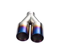 Exhaust Tail Pipe Tip Pipe Stainless Car Exhaust Pipe 51mm 60mm inlet End tip 3 inch straight outlet(L1EM20111h-L)
