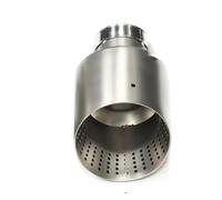 Exhaust Tail Tip Pipe 1 Pcs Car Exhaust Tip System Pipe Universal Exhaust Tip For VW For GTI For MK7 For Golf 7 Nozzle 60MM 63mm Muffler Tip(ID51MM OD114MM)