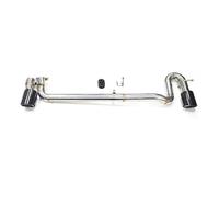 Exhaust Tail Tip Pipe 1 Set Dual Carbon Fiber Car Exhaust Tip For VW For CC Double Out Muffler Tip Stainless Steel Exhaust Tip Exhaust System Nozzle(Carbon A)