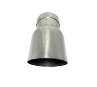 Exhaust Tail Tip Pipe Stainless Steel Vehicle Refitting Universal Exhaust Car Muffler Tail Throat Car Modification For BMW For E90 Exhaust Tip W222 Pipe(ID 57mm-OD 76mm)