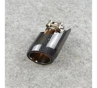 Exhaust Tailpipe 1 Pcs Carbon Exhaust Tail Throat Mufflers Tips Car Tailpipes For Car Modification Carbon End Pipes Nozzles Tails End Pipes(IN 73 OUT 101 MM)