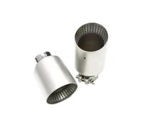 Exhaust Tailpipe 1 Pcs For VW For GTI For MK7 For Golf 7 Matte Stainless Steel Car Exhaust Tip Pipe Universal Nozzle 60MM 63mm Muffler Car Exhaust Pipe(ID66MM OD89MM)