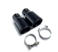 Exhaust Tailpipe 1 Pcs Top Car Stainless Steel Universal Exhaust System Muffler Tip End Pipe Car Exhaust Tip For Mazda(63 IN-114MM OUT)