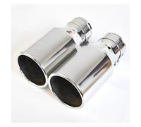 Exhaust Tailpipe 1PC For Toyota All Kinds Of Sizes Universal Car Accessories 304 Stainless Steel Curly Flange Muffler Tip End Pipe Tailpipe Tube(ID 60 OD 101mm)
