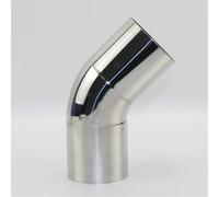Exhaust Tailpipe 1PCS Car Accessories Automobile Exhaust Pipe Muffler Turns Into Stainless Steel Elbow 45 Degree Angle Pipe To Reduce Diameter(38mm)