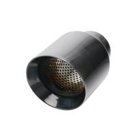 Exhaust Tailpipe 1pcs Car Exhaust Tip 51mm 63mm Slant 4'' Outlet Auto Muffler Tail Pipe Trim Tail End Pipe(A)