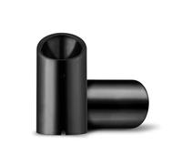 Exhaust Tailpipe 2Pcs For VW 2012 2013 2014 2015 2016 2017 2018 2019 2020 Stainless Steel Exhaust Pipe Muffler Tailpipe Tip Rear Tail Throat Tailpipe Tube(Black)