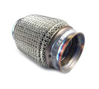 Exhaust Tailpipe 38mm 45mm 51mm 55mm 60mm 63mm 70mm 76mm 89mm Car Exhaust Flex Pipe Bellow Flexible Joint Coupler Connector Weld End Pipes(76mmx160mm)