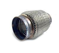 Exhaust Tailpipe 38mm 45mm 51mm 55mm 60mm 63mm 70mm 76mm 89mm Car Exhaust Flex Pipe Bellow Flexible Joint Coupler Connector Weld End Pipes(45mmx120mm)