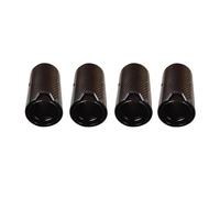 Exhaust Tailpipe 4 Pcs For M2 F87 For M3 F80 For M4 F82 F83 For M5 F10 For M6 F12 Car Accesosries Exhaust Pipe Tail Throat Nozzes IN70MM OUT92MM Muffler Tip Car Exhaust Pipe(Black)