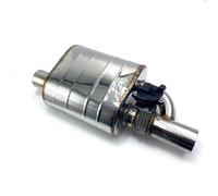 Exhaust Tailpipe 51/63/76mm Car Exhaust System Electric Valve Control Exhaust Pipe Kit Silencer Stainless Steel Muffler Valve Tail Throat Tail Pipe(63MM Left)