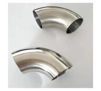 Exhaust Tailpipe 51mm 57mm 63mm 76mm OD Sanitary Elbow Bend Pipe Stainless Steel Car Exhaust Pipe Muffler Welded Pipe Car Muffler Pipe(63mm)