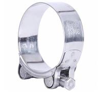 Exhaust Tailpipe Automobile and Motorcycle Exhaust Pipe Stainless Steel Steel Pipe Hose Clamp Clip Fixed Clip Universal Pipe Clamp(98-103MM)