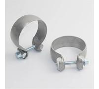 Exhaust Tailpipe Automobile Exhaust Pipe Arc Clamp Muffler Connector Pipe Card Card Tail Throat Connection Pipe Clamp Clamp(51mm)